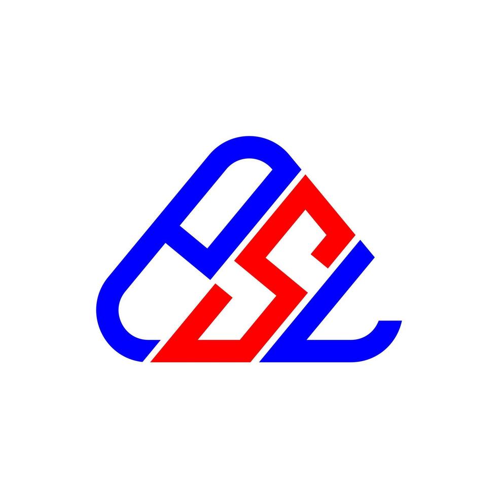 diseño creativo del logotipo de la letra psl con gráfico vectorial, logotipo simple y moderno de psl. vector