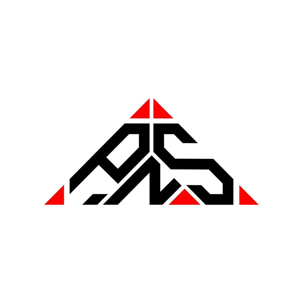 diseño creativo del logotipo de la letra pns con gráfico vectorial, logotipo simple y moderno de pns. vector