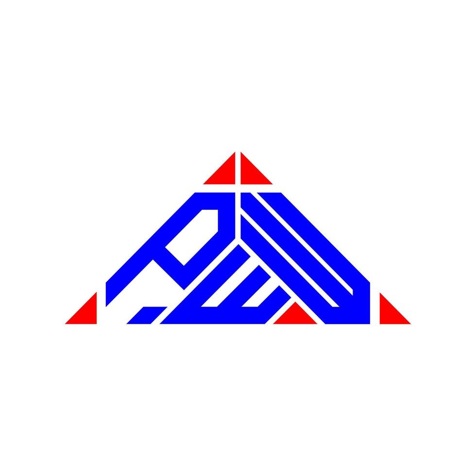 Diseño creativo del logotipo de la letra pww con gráfico vectorial, logotipo simple y moderno de pww. vector