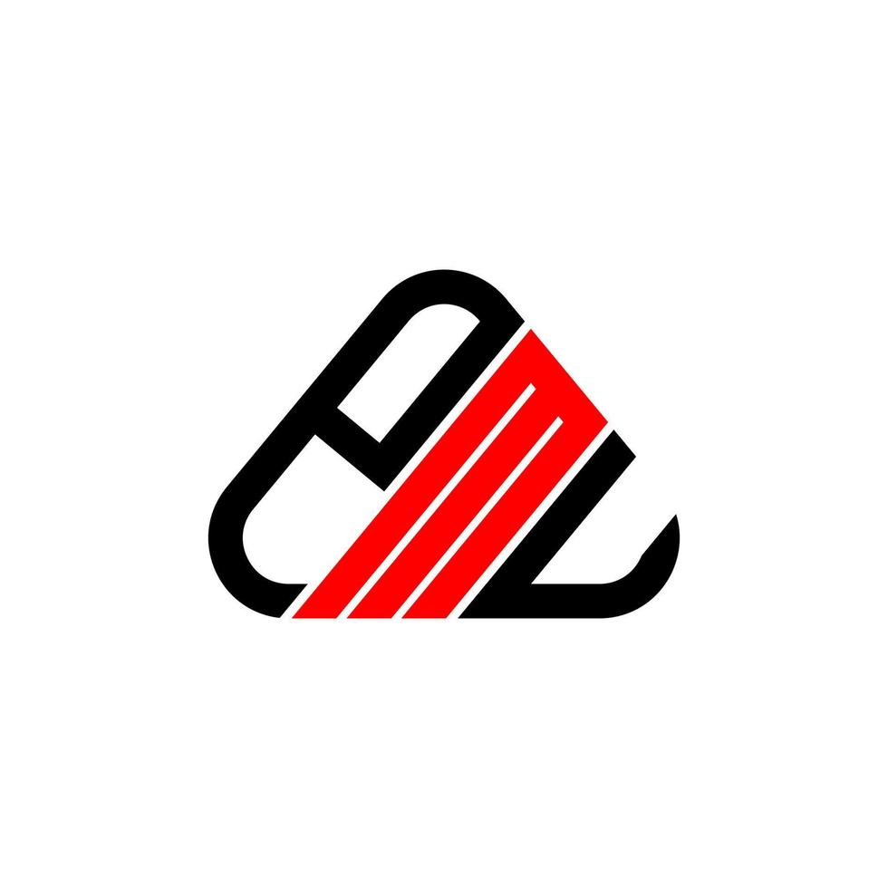 PMU letter logo creative design with vector graphic, PMU simple and modern logo.