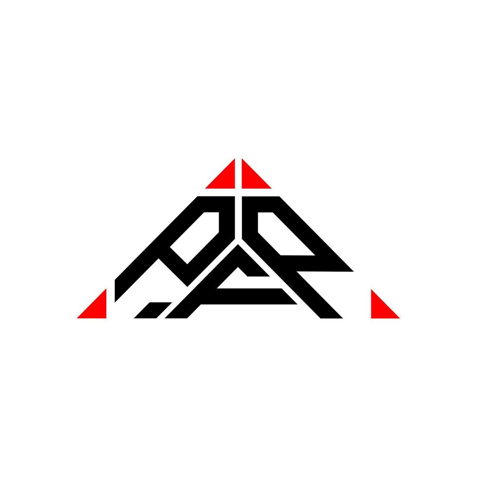 PFP letter logo creative design with vector graphic, PFP simple and modern logo.