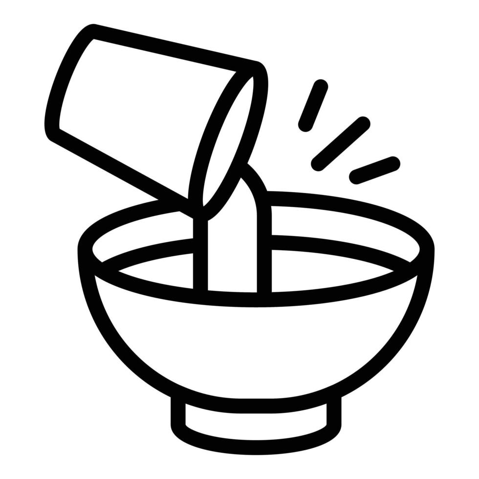 Cooking process icon, outline style vector