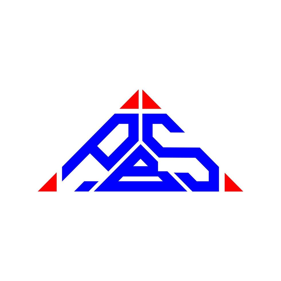 diseño creativo del logotipo de la letra pbs con gráfico vectorial, logotipo simple y moderno de pbs. vector