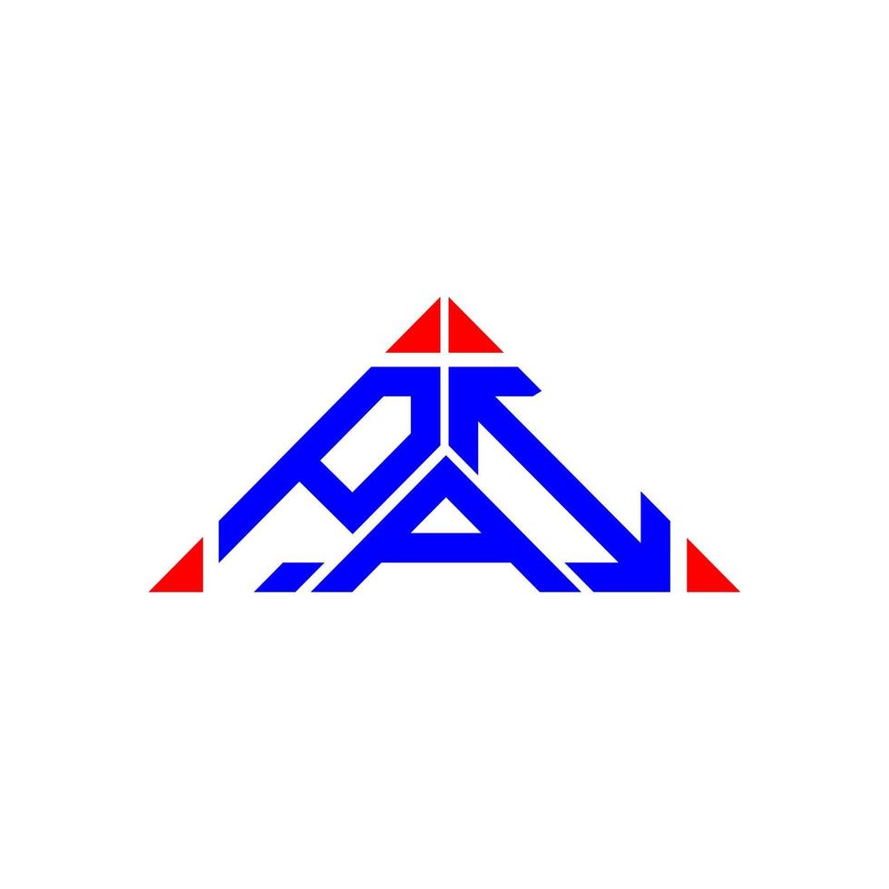 diseño creativo del logotipo de la letra pai con gráfico vectorial, logotipo simple y moderno de pai. vector
