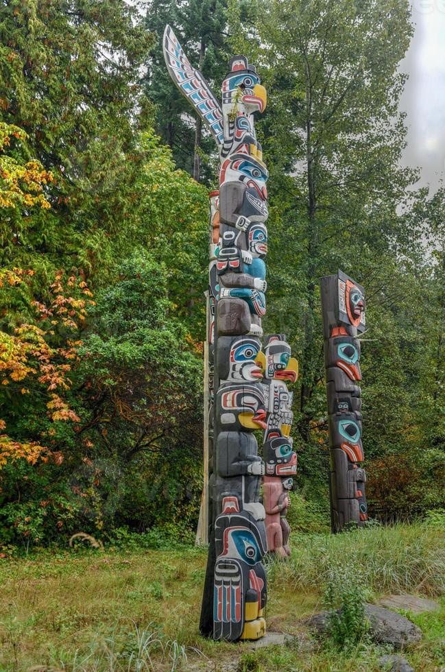 Totem Pole - Vancouver, Canada photo