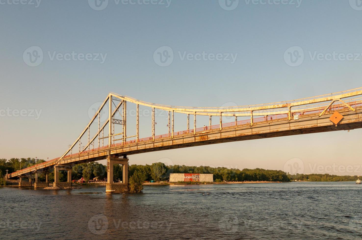 Pedestrian Bridge - Kiev, Ukraine photo