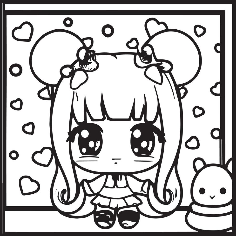 Desenhos de Gacha Life para Colorir  Coloring book art, Cute anime chibi,  Coloring pages