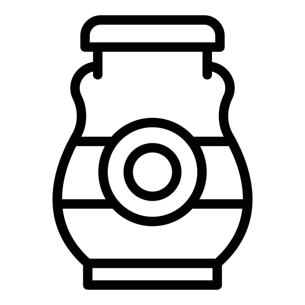 Preserves products icon, outline style vector