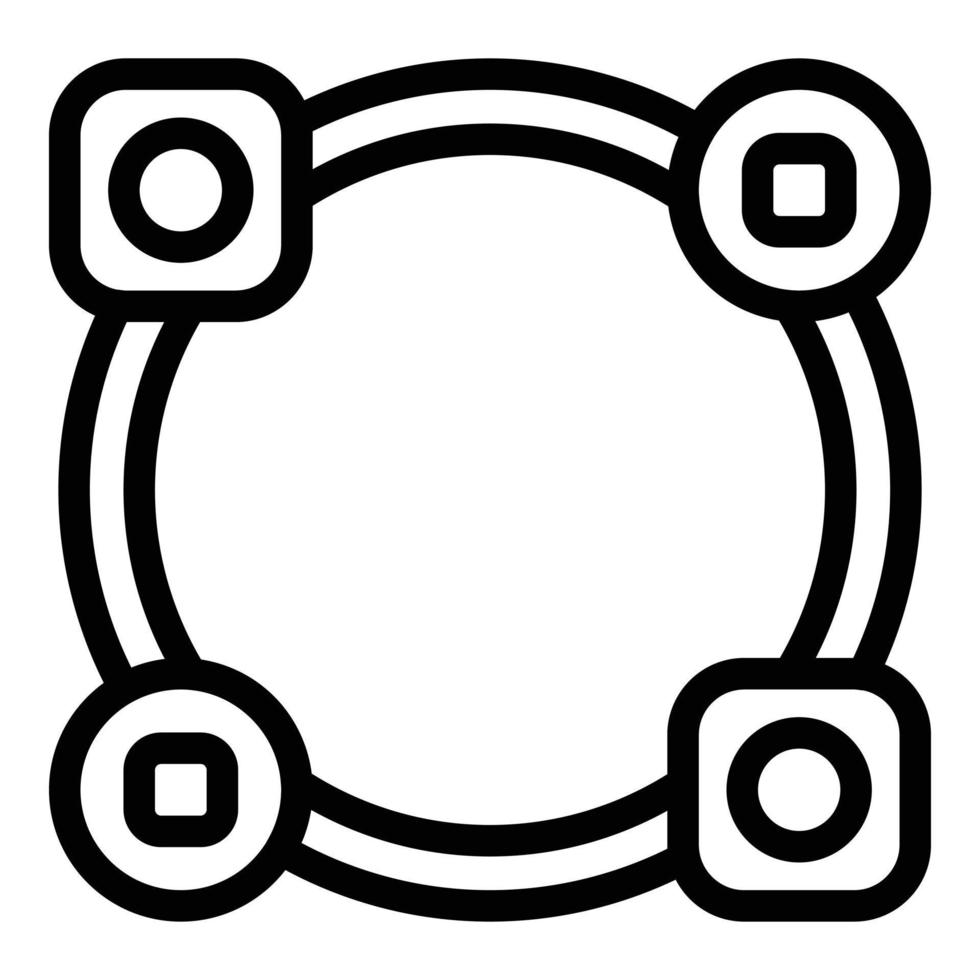 Adapt to new icon, outline style vector
