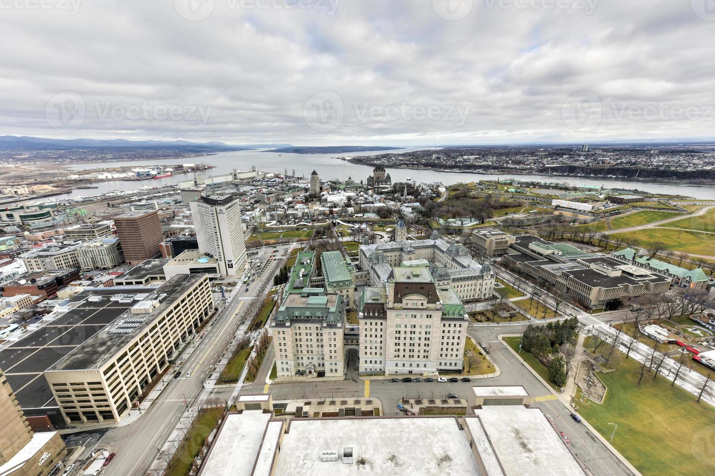 horizonte de la ciudad de quebec foto