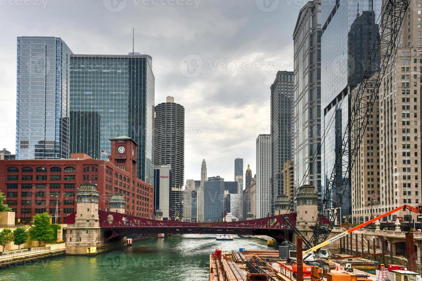 Chicago River Skyline photo