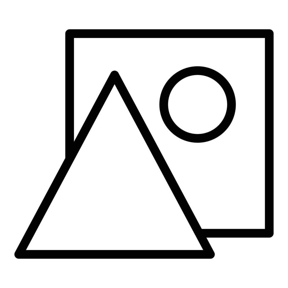 icono de rediseño, estilo de esquema vector