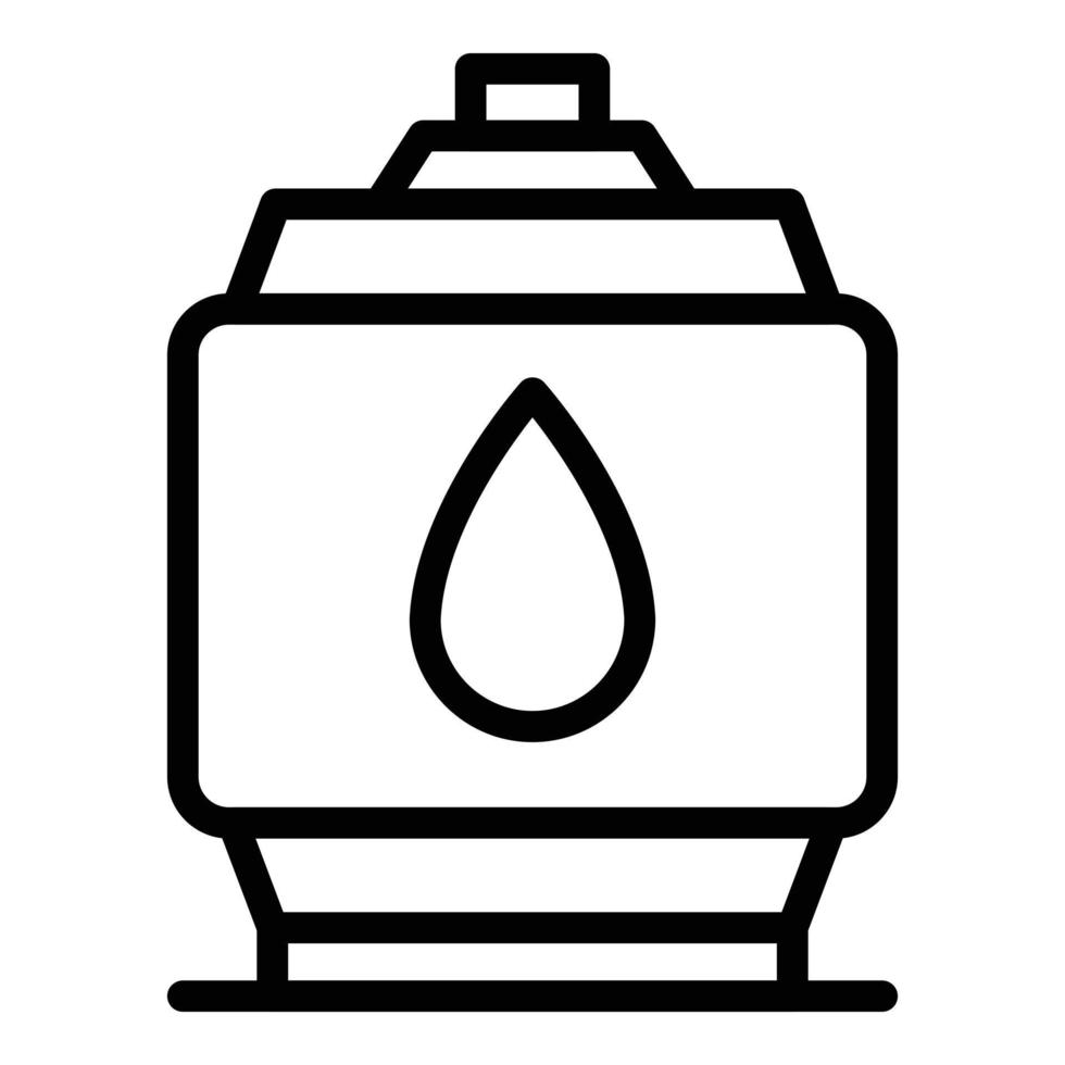 Pool equipment icon, outline style vector