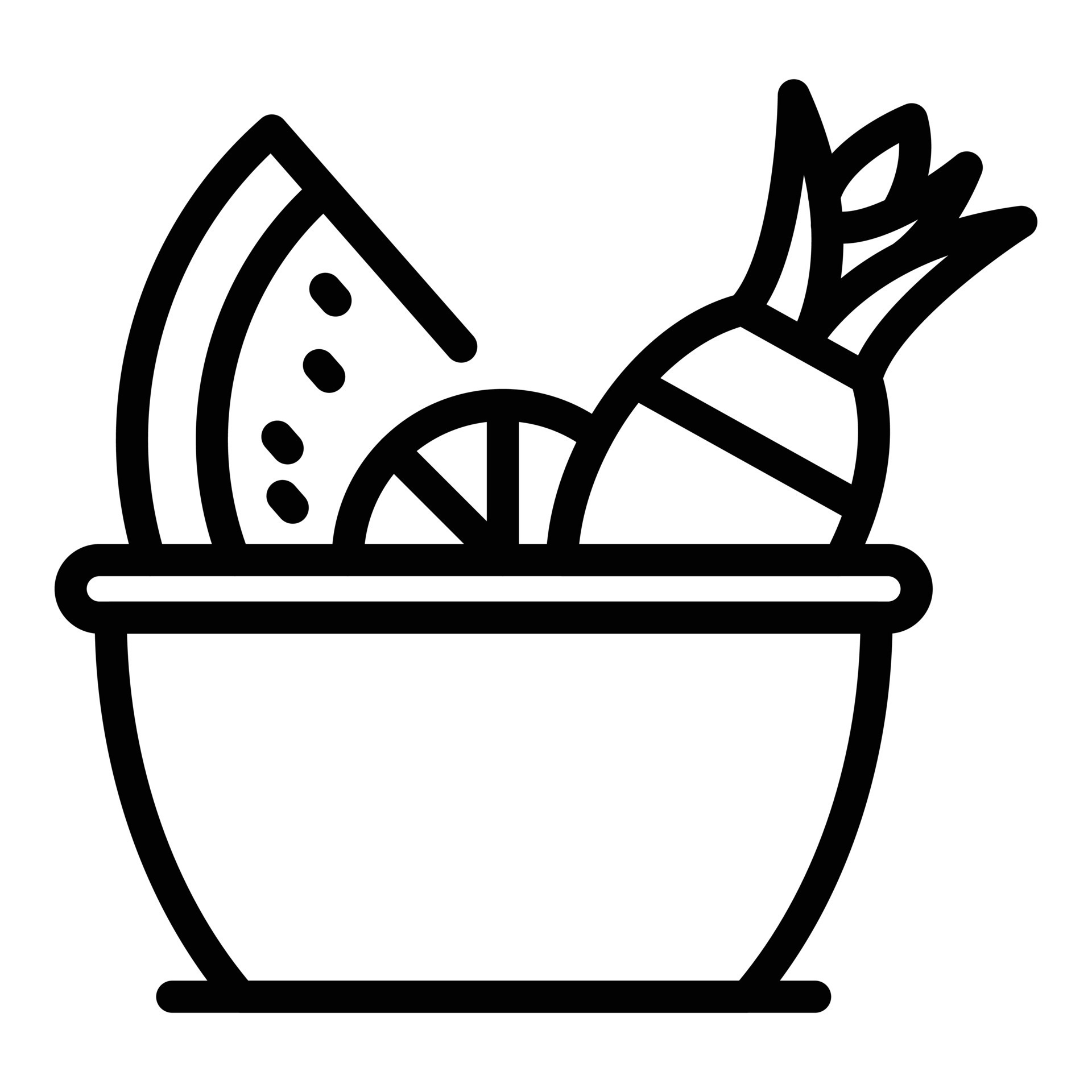Light fruit salad icon, outline style 15908676 Vector Art at Vecteezy