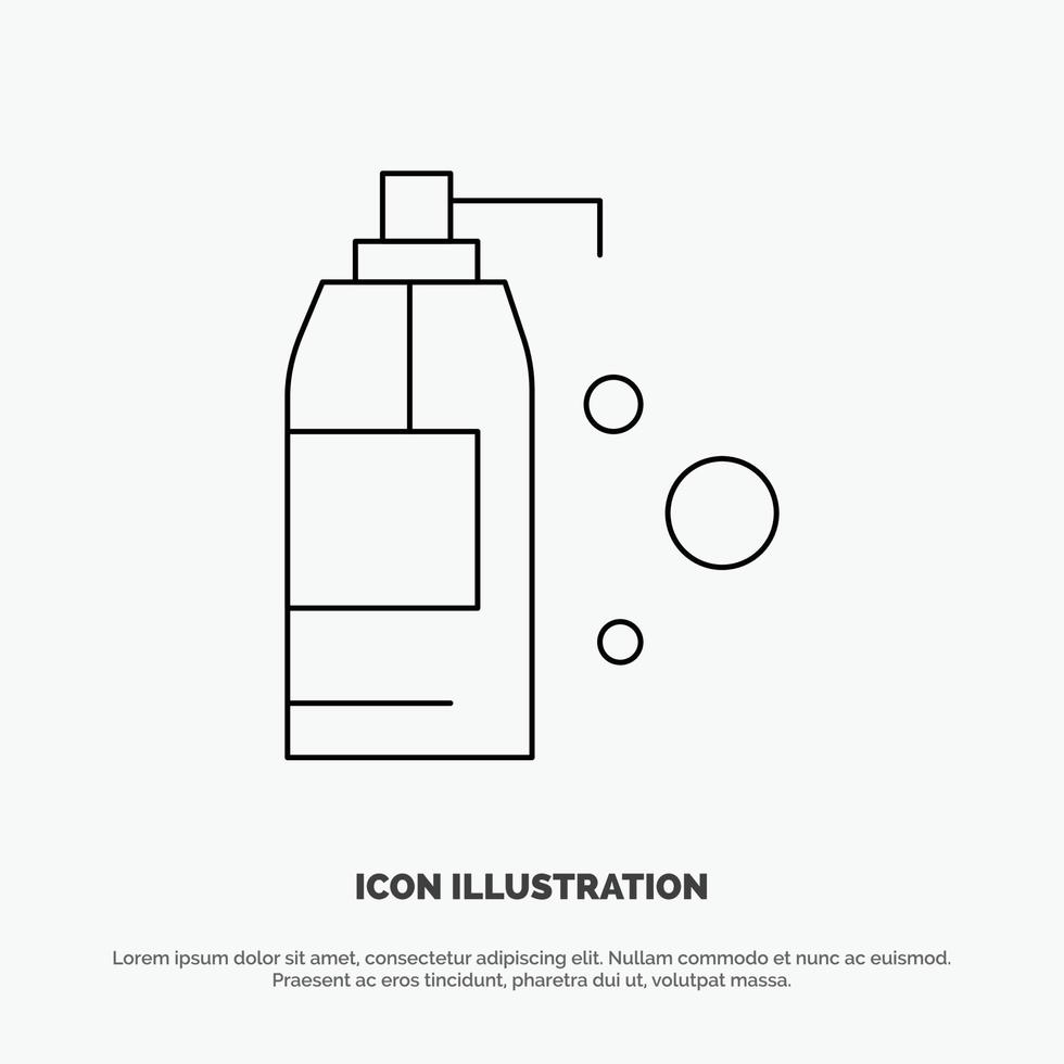 Cleaning Detergent Product Line Icon Vector