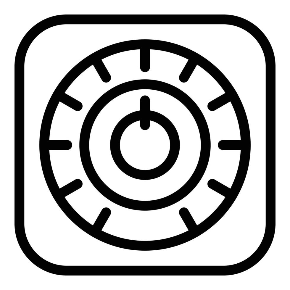 Home switch button icon, outline style vector