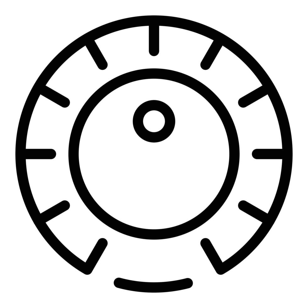 Electricity junction box icon, outline style vector