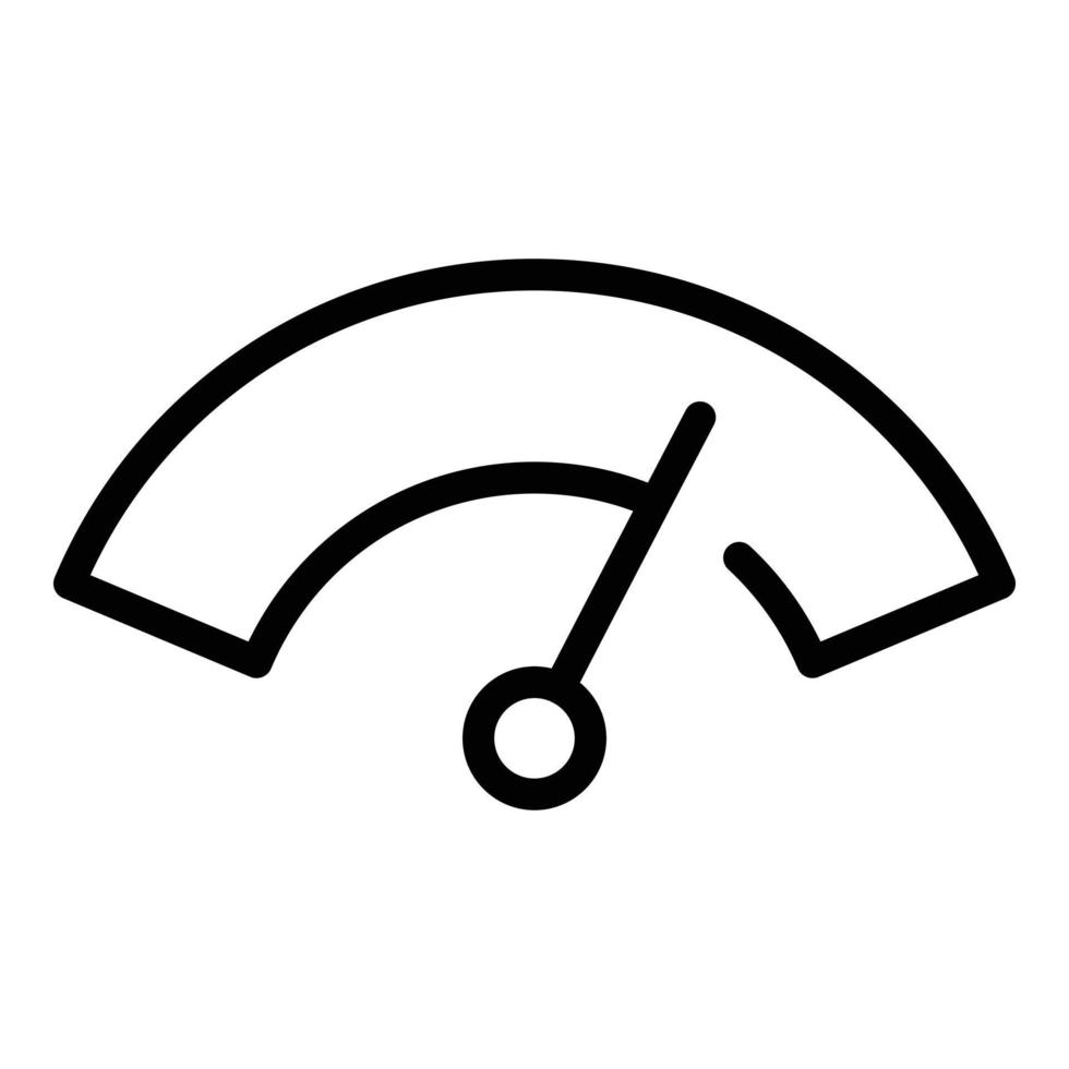 Clean windshield car dashboard icon, outline style vector