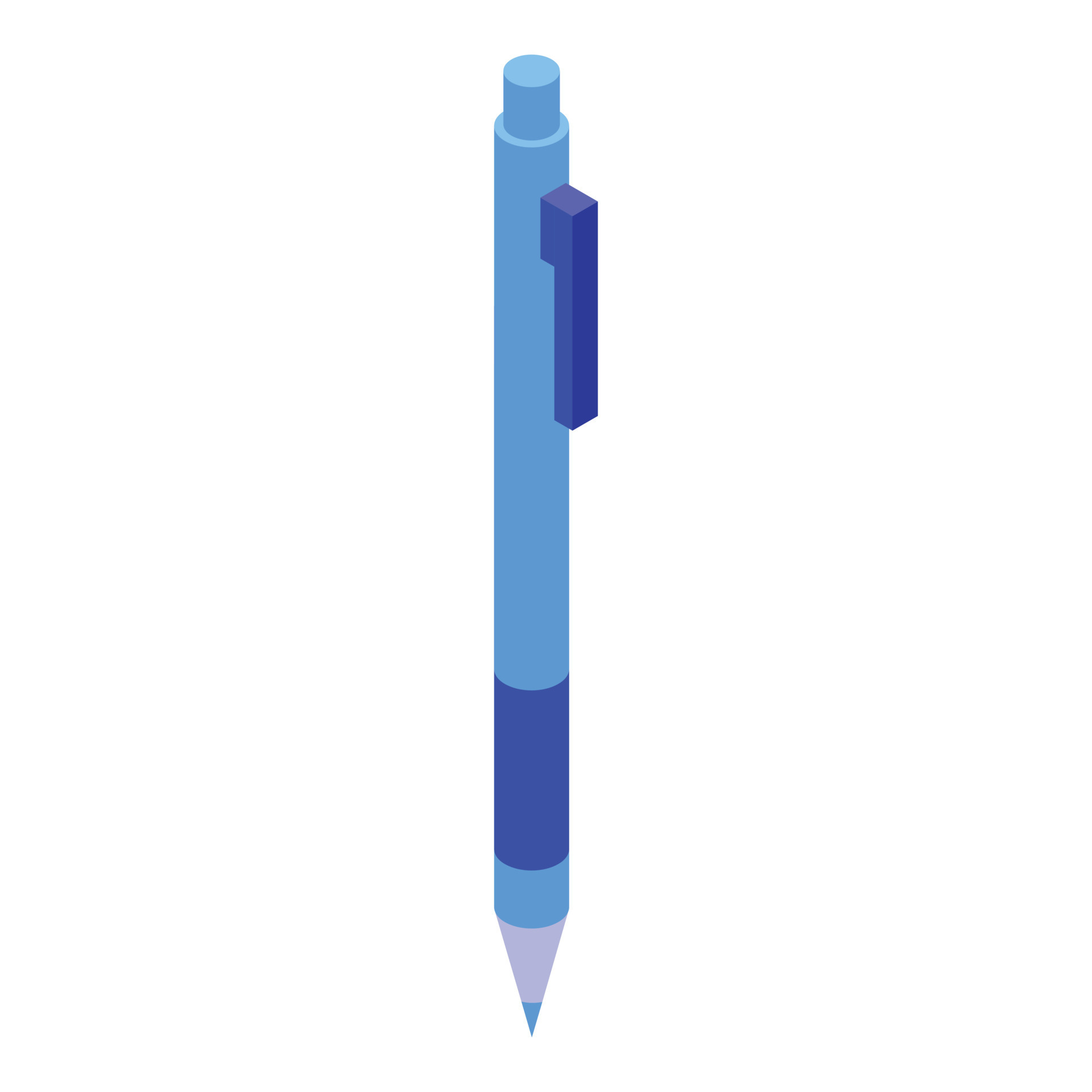Business blue pen icon, isometric style 15911789 Vector Art at Vecteezy