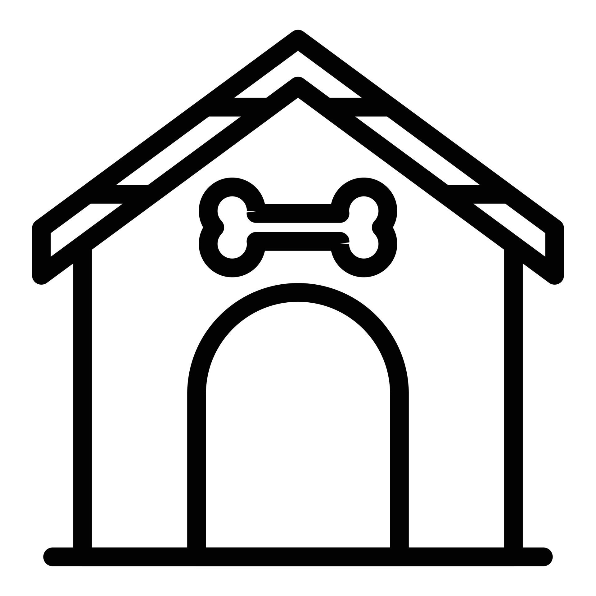 Domestic dog kennel icon outline vector. Pet house 15912068 Vector Art