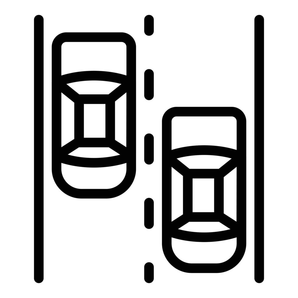 Car traffic icon outline vector. Automobile vehicle vector