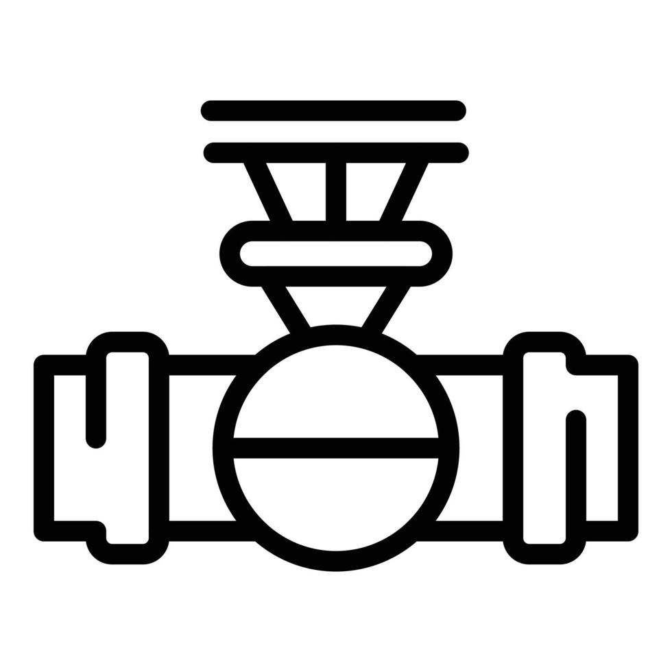 Tap water icon, outline style vector