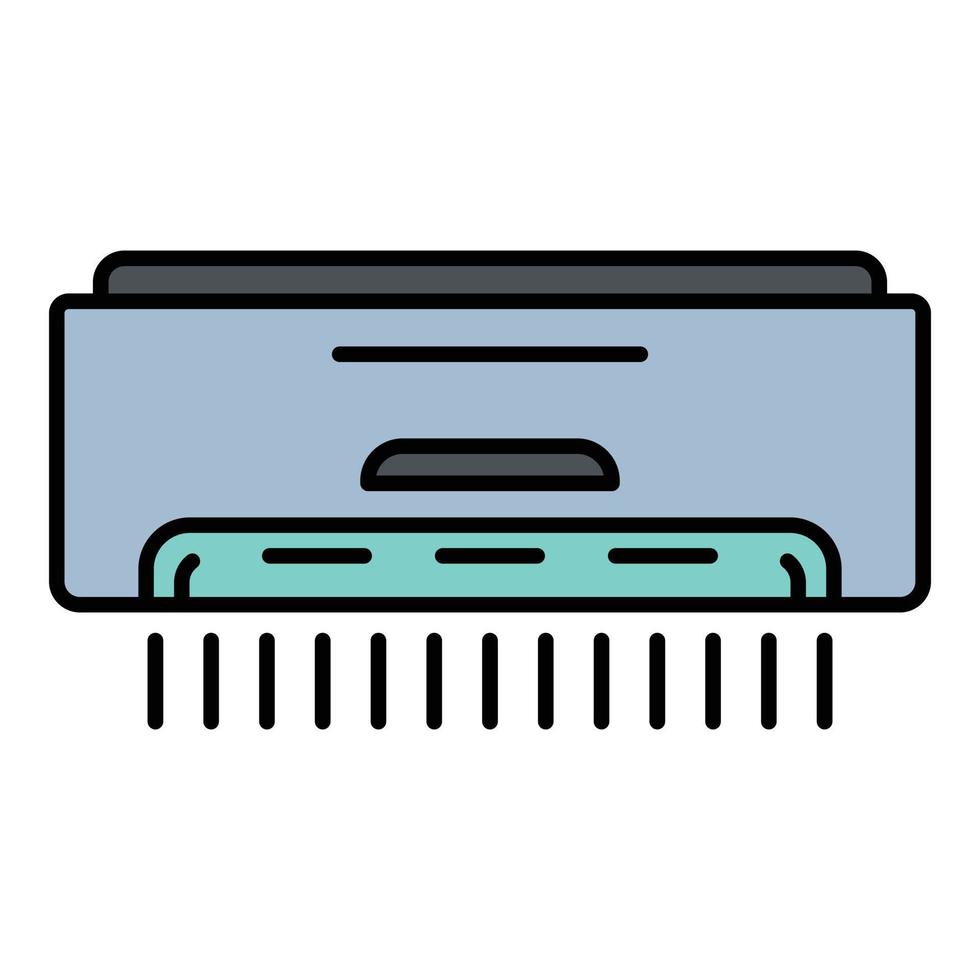 Room conditioner icon color outline vector