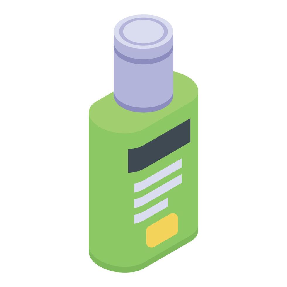 Antiseptic icon, isometric style vector