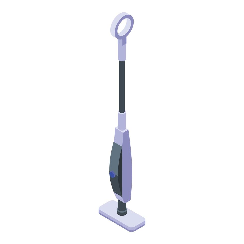 Care steam cleaner icon, isometric style vector