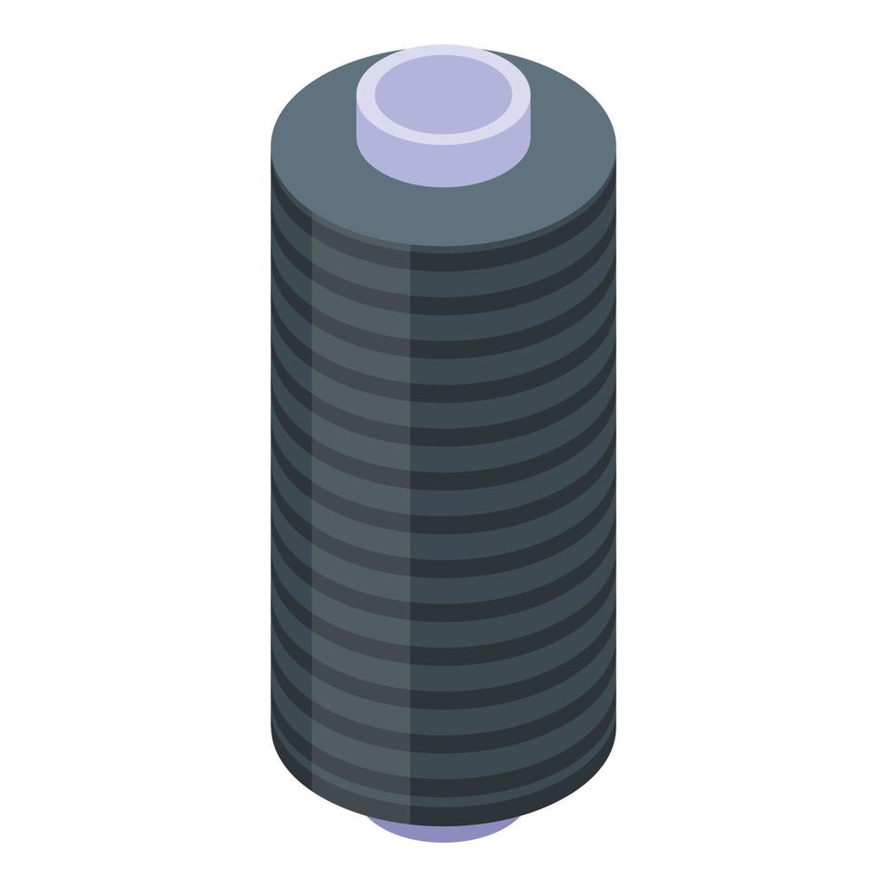 Thread roll icon, isometric style 15913177 Vector Art at Vecteezy
