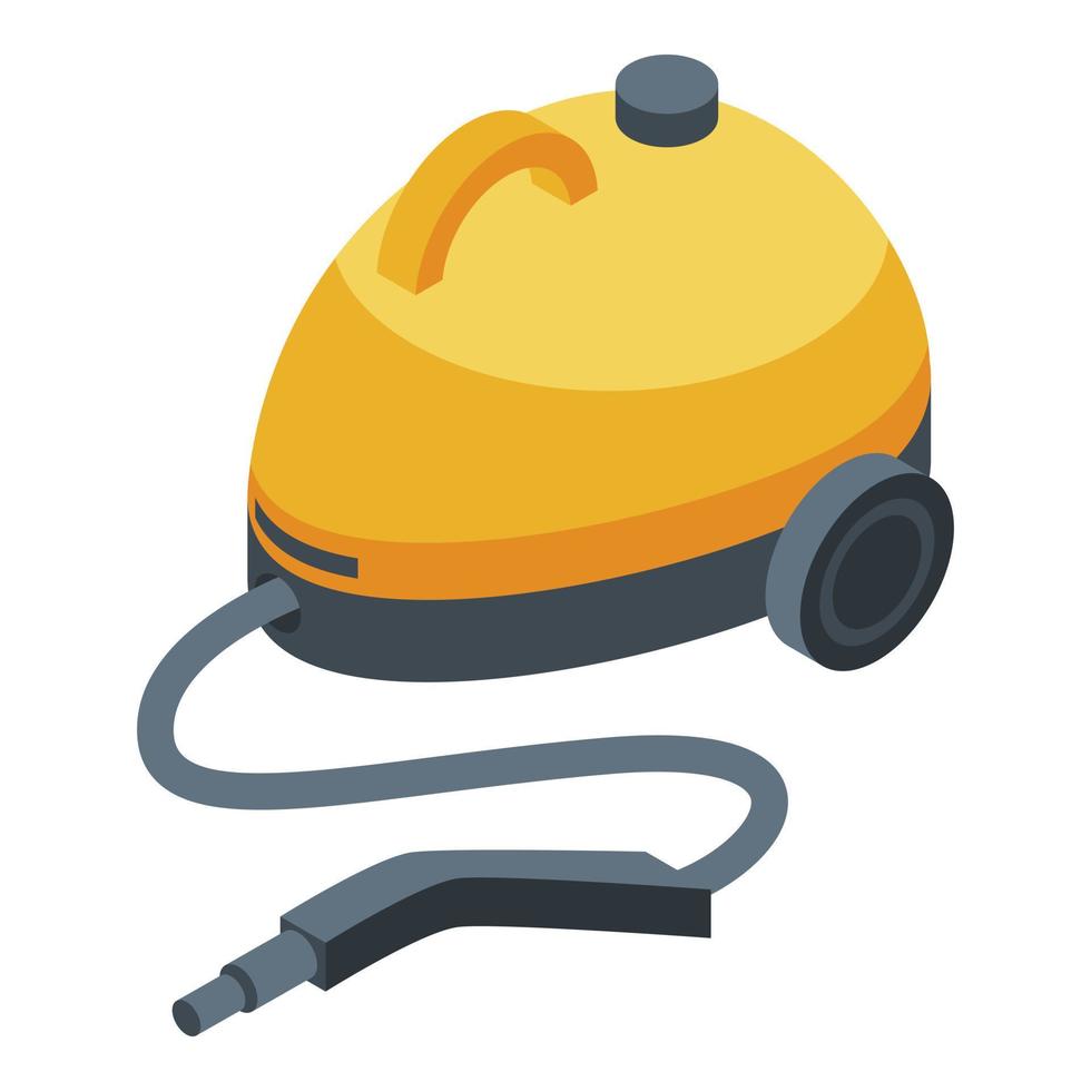Home steam cleaner icon, isometric style vector