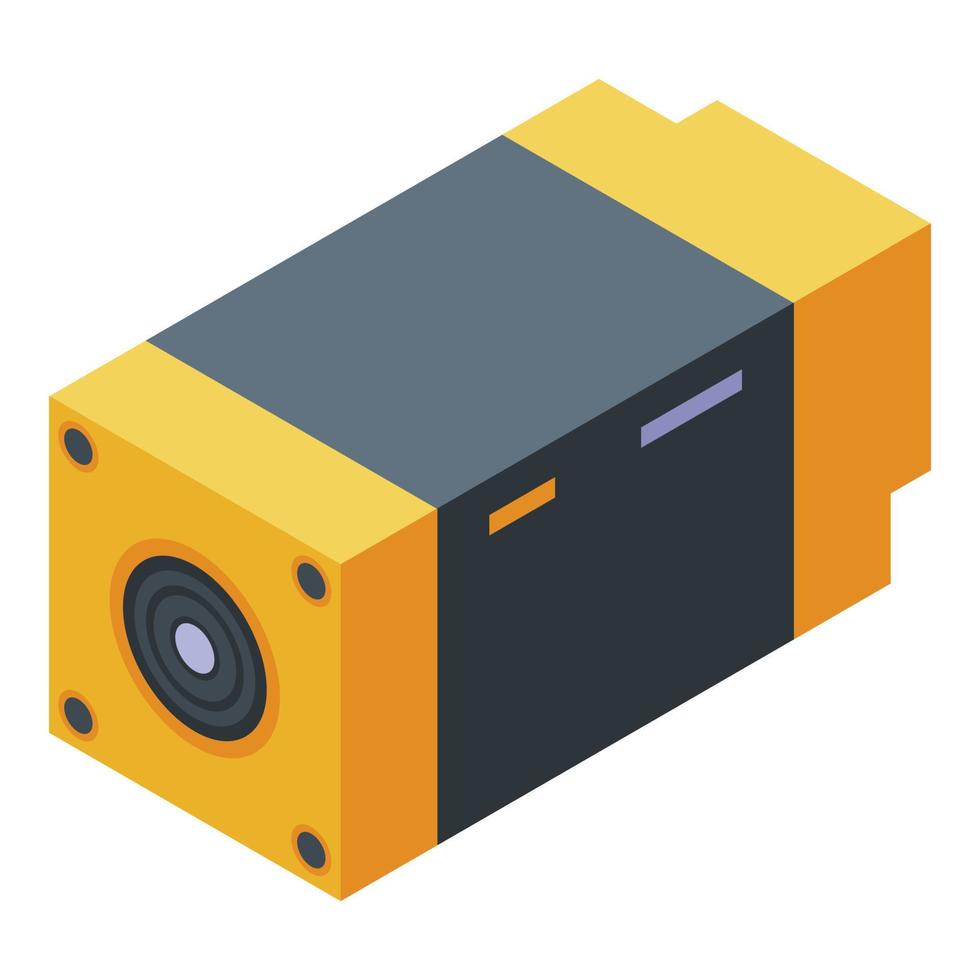 Thermal imager tool icon, isometric style vector