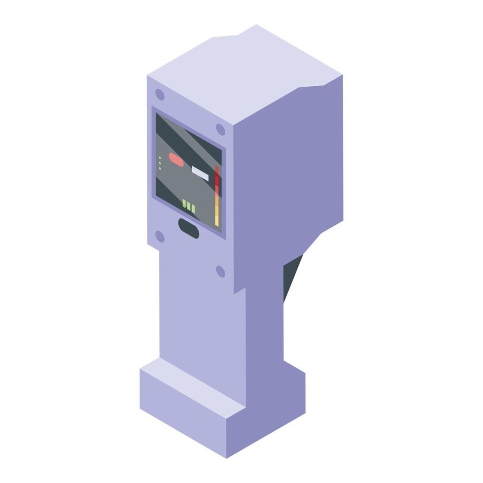 Electronic thermal imager icon, isometric style vector