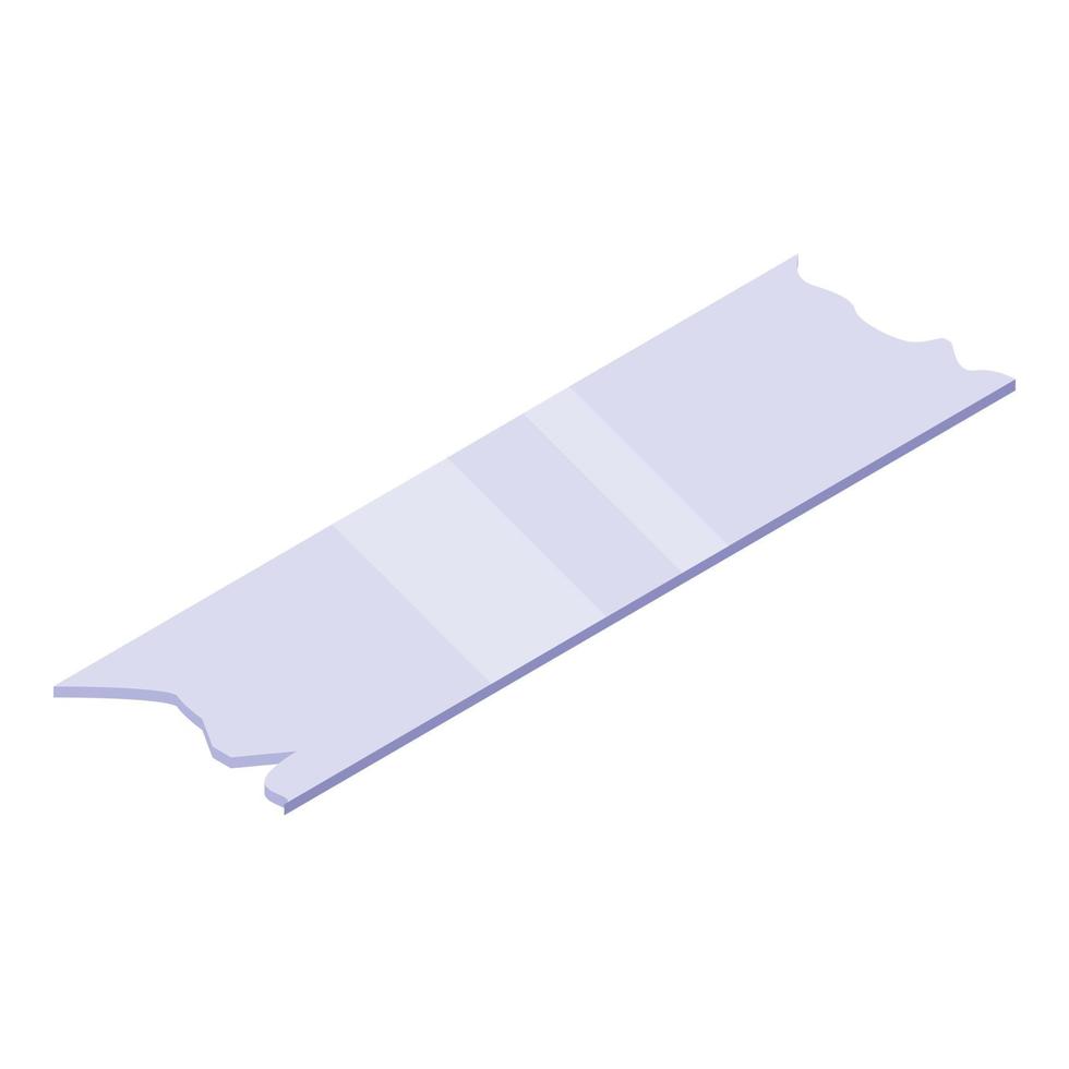 Scotch tape icon, isometric style vector