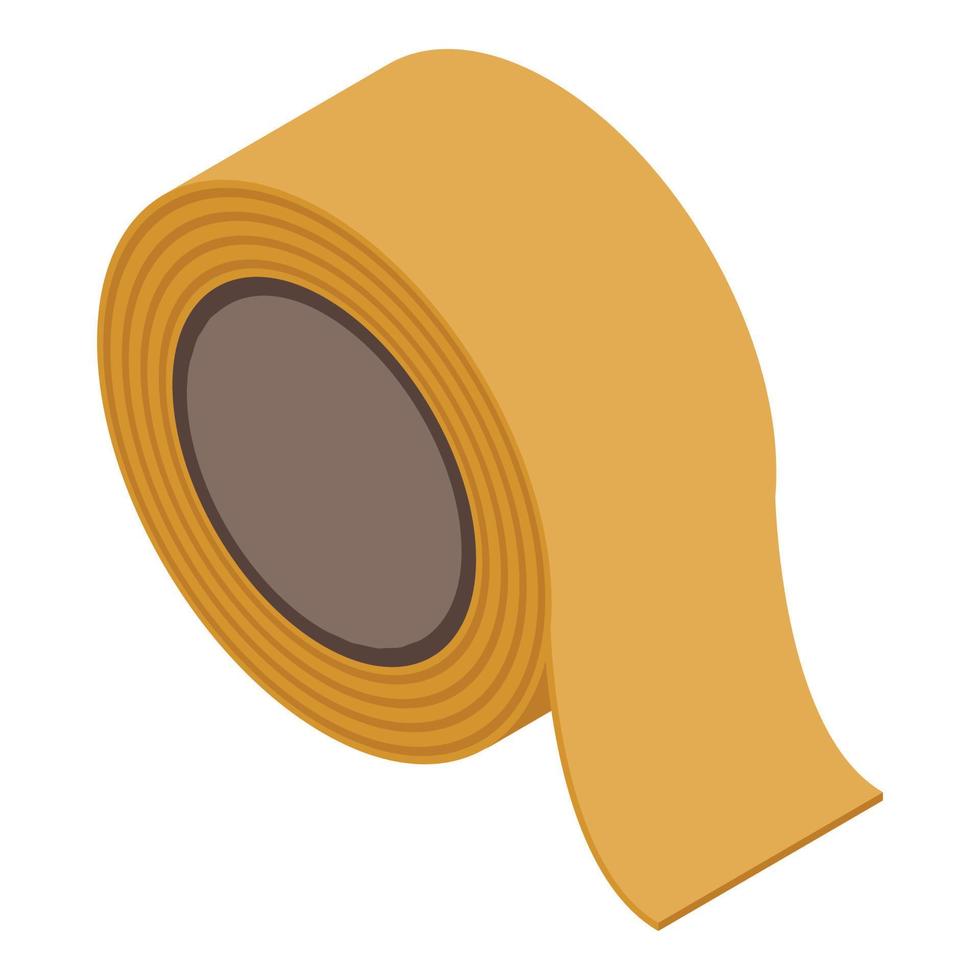 Bandage scotch icon, isometric style vector
