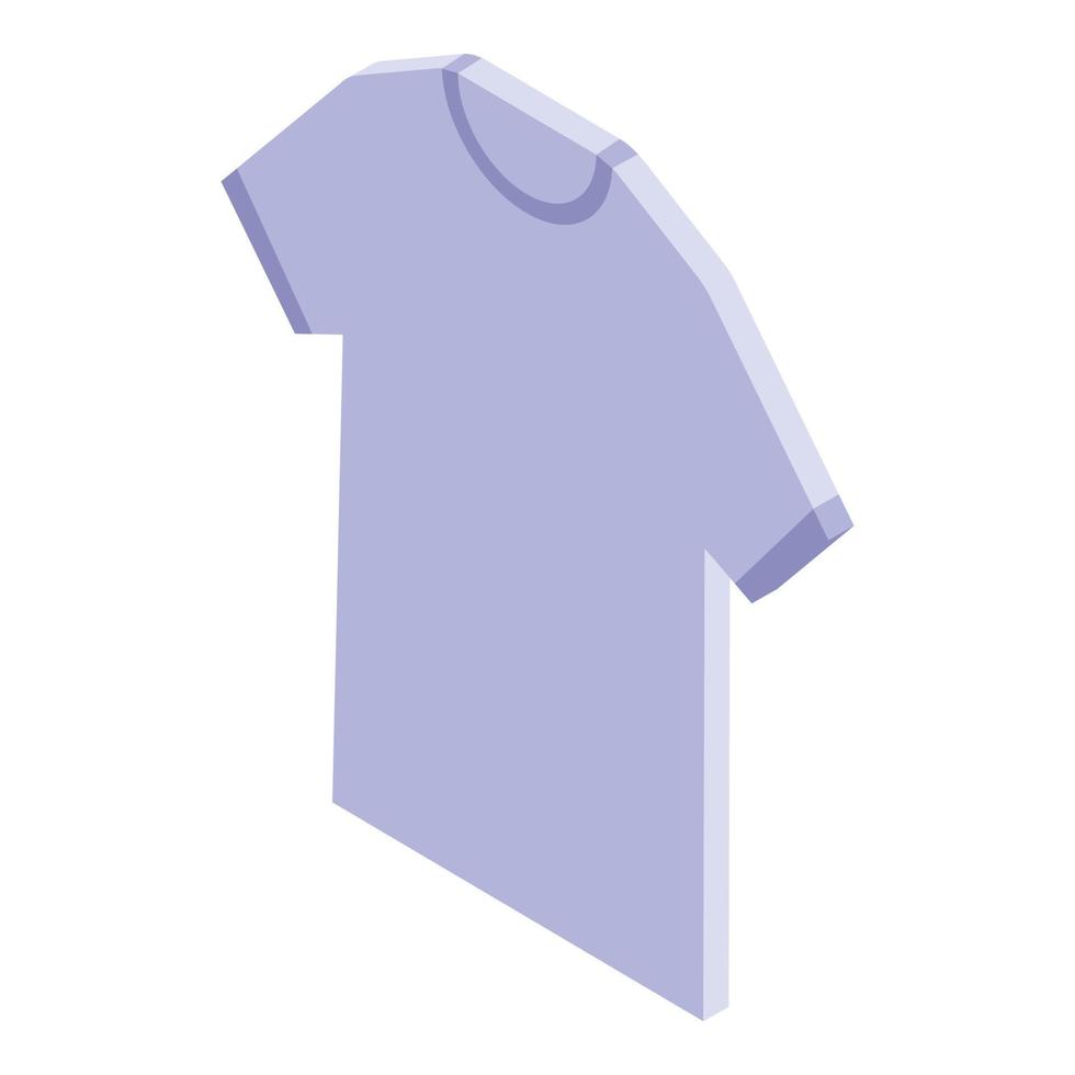 Shop assistant tshirt icon, isometric style vector