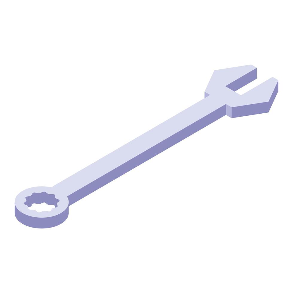 Car repair key icon, isometric style vector