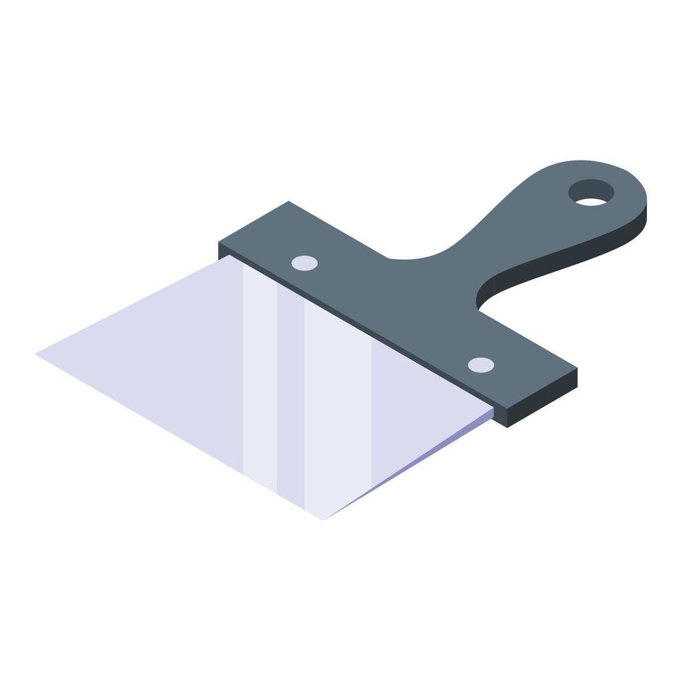 Industrial spatula icon, isometric style vector