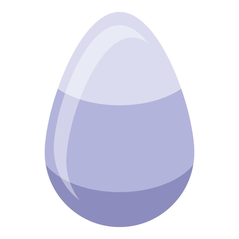 Confectioner egg icon, isometric style vector