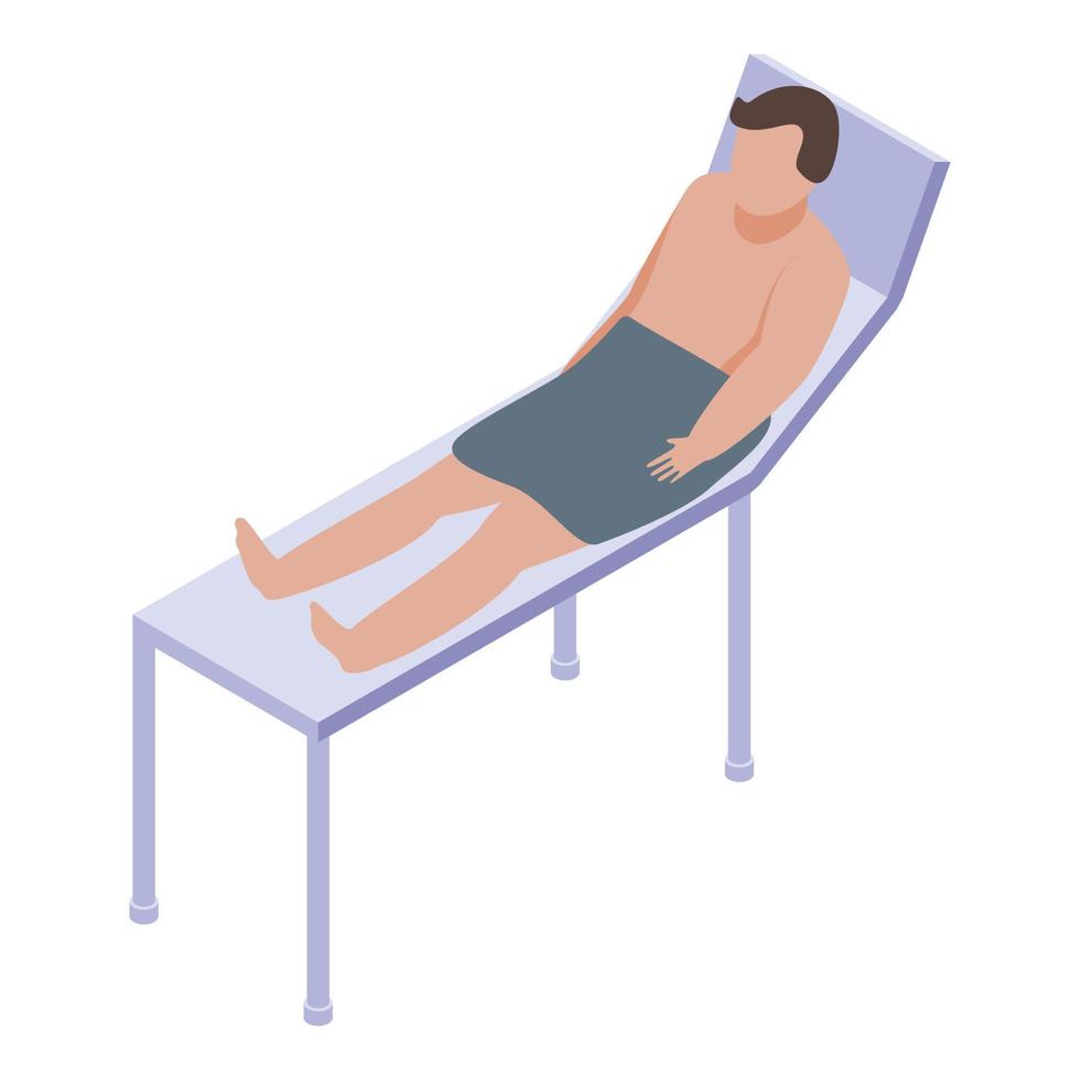 Hair removal depilatory icon, isometric style vector