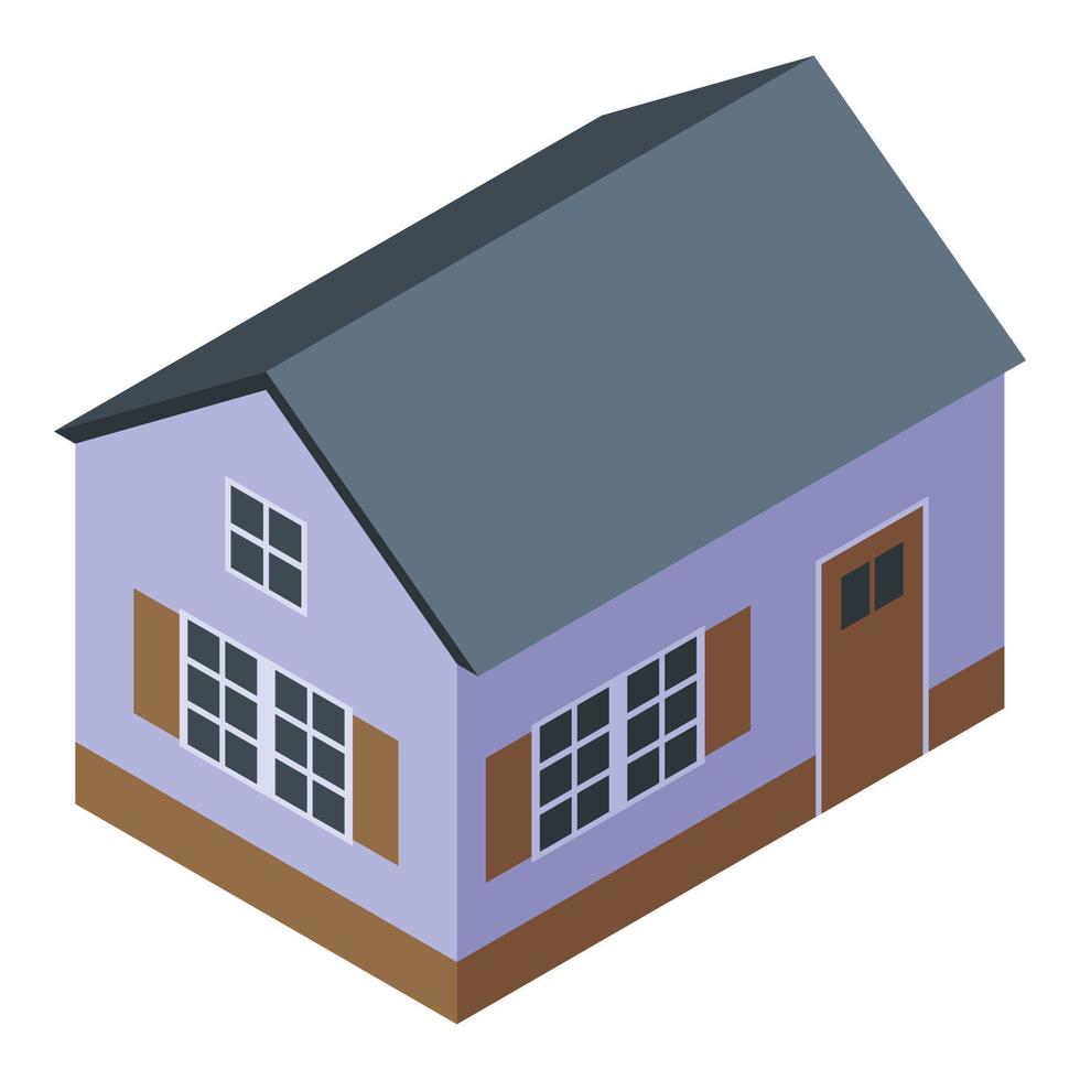 House delivery icon, isometric style vector