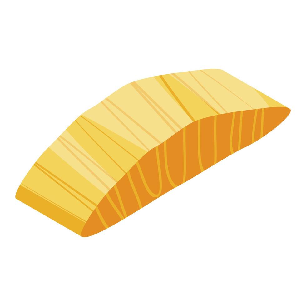 Fish meat icon, isometric style vector