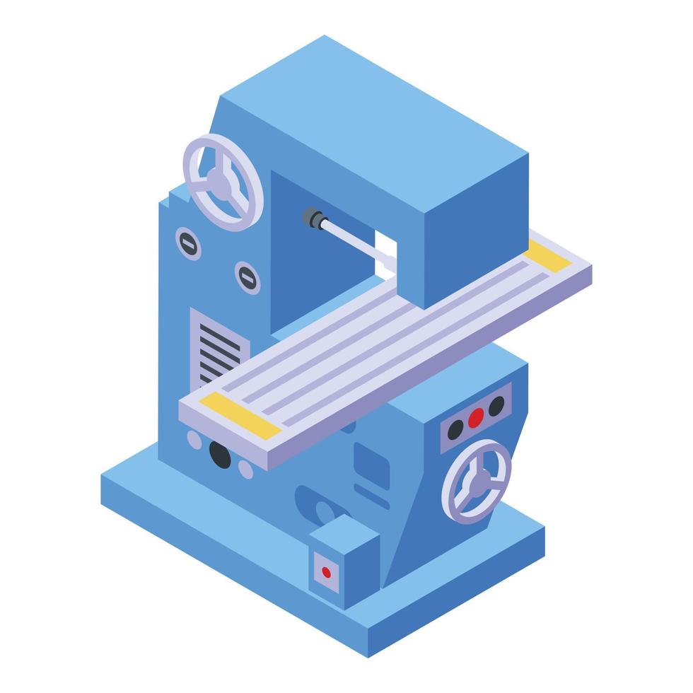 Electric milling machine icon, isometric style vector