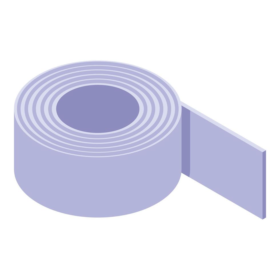 Medical plaster icon, isometric style vector