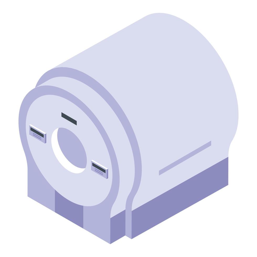 Diagnostic mri equipment icon, isometric style vector