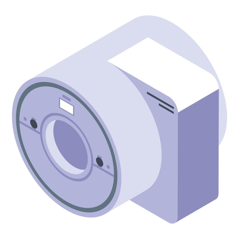 Modern mri equipment icon, isometric style vector