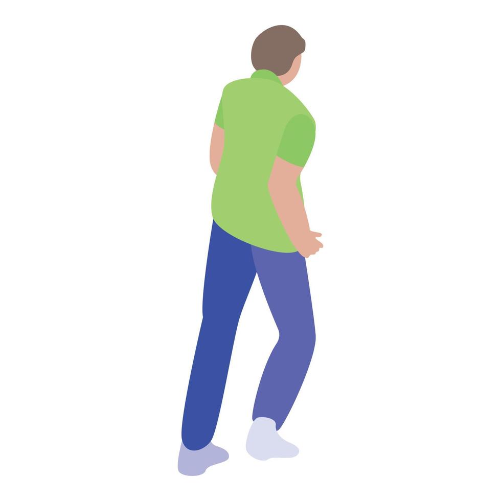 Violence abuse icon, isometric style vector