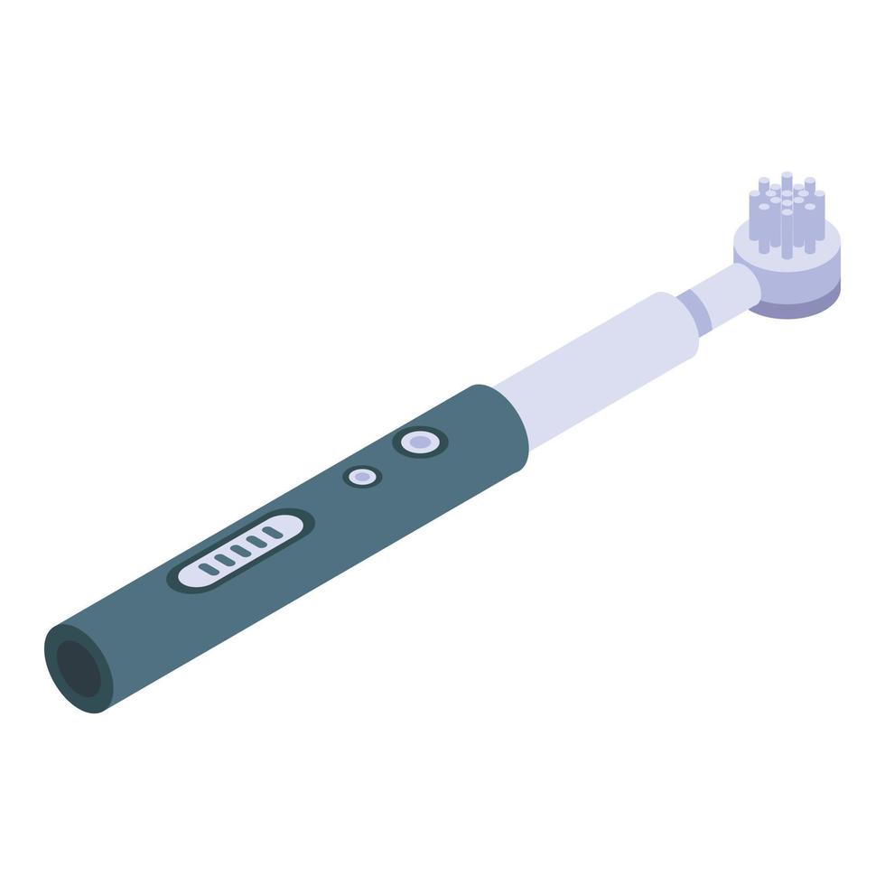 Dental toothbrush icon, isometric style vector
