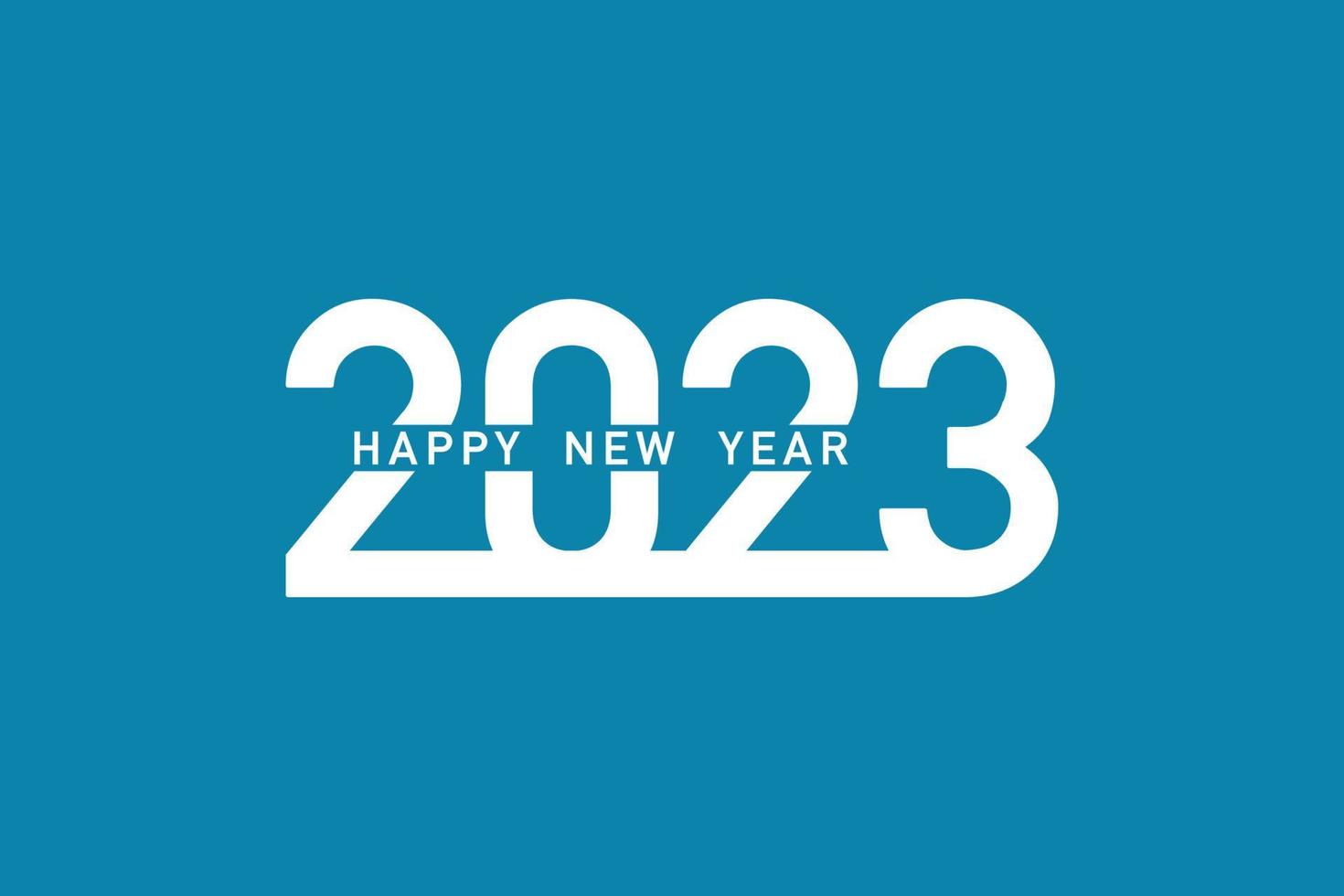 feliz año nuevo - 2023 vector