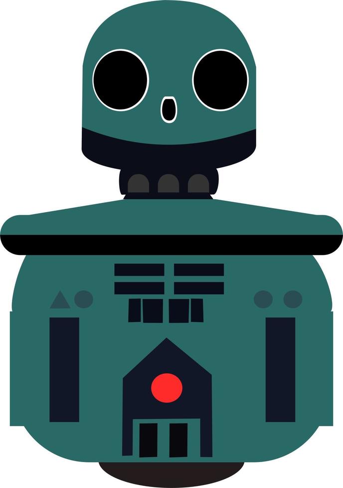 robot vector illustration. Cartoon robot.